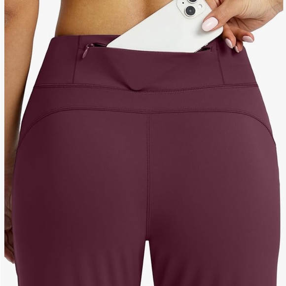 Soothfeel wine colored joggers. Women’s size medium - Picture 3 of 7